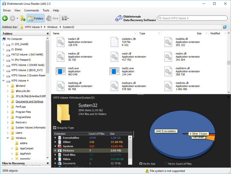 diskinternals linux reader full