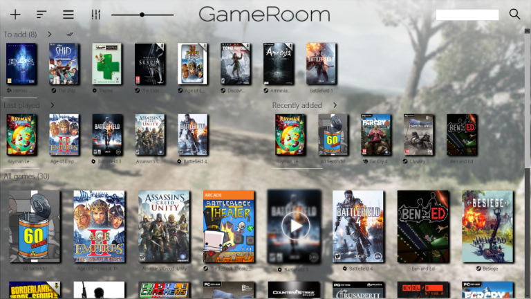 One Game Launcher with Xbox Game Bar makes for a pretty cozy