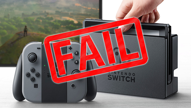 Nintendo Switch fail