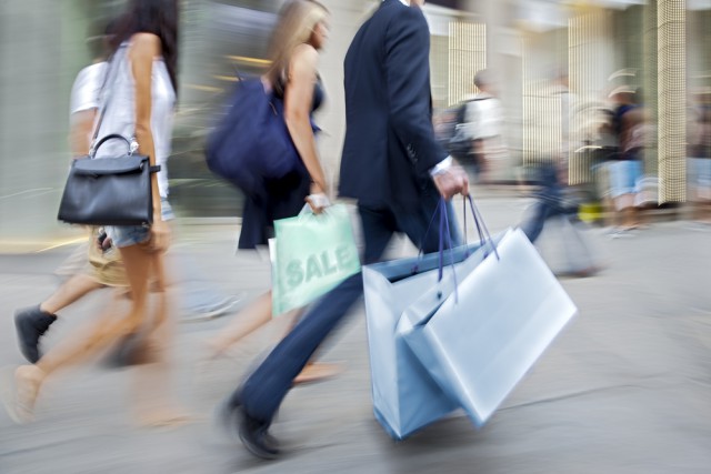 Shoppers retail shopping bags