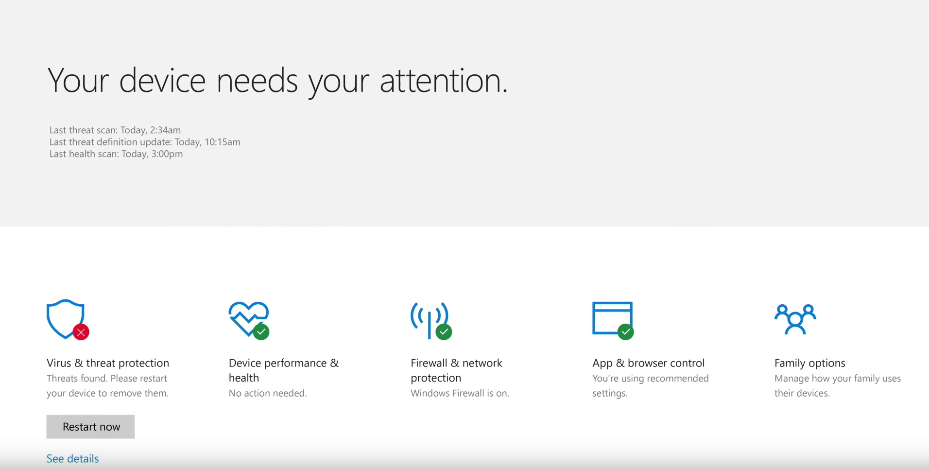 The new Windows Defender Security Center aims to improve Windows 10 safety