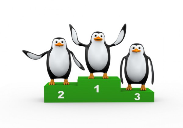 penguin-podium