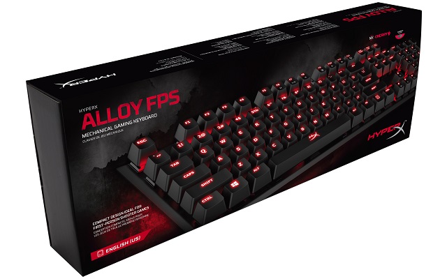 ven Rationel smid væk HyperX adds Cherry MX Red and Brown switch options to Alloy FPS Mechanical  Gaming Keyboard | BetaNews