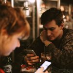 Texting during meal