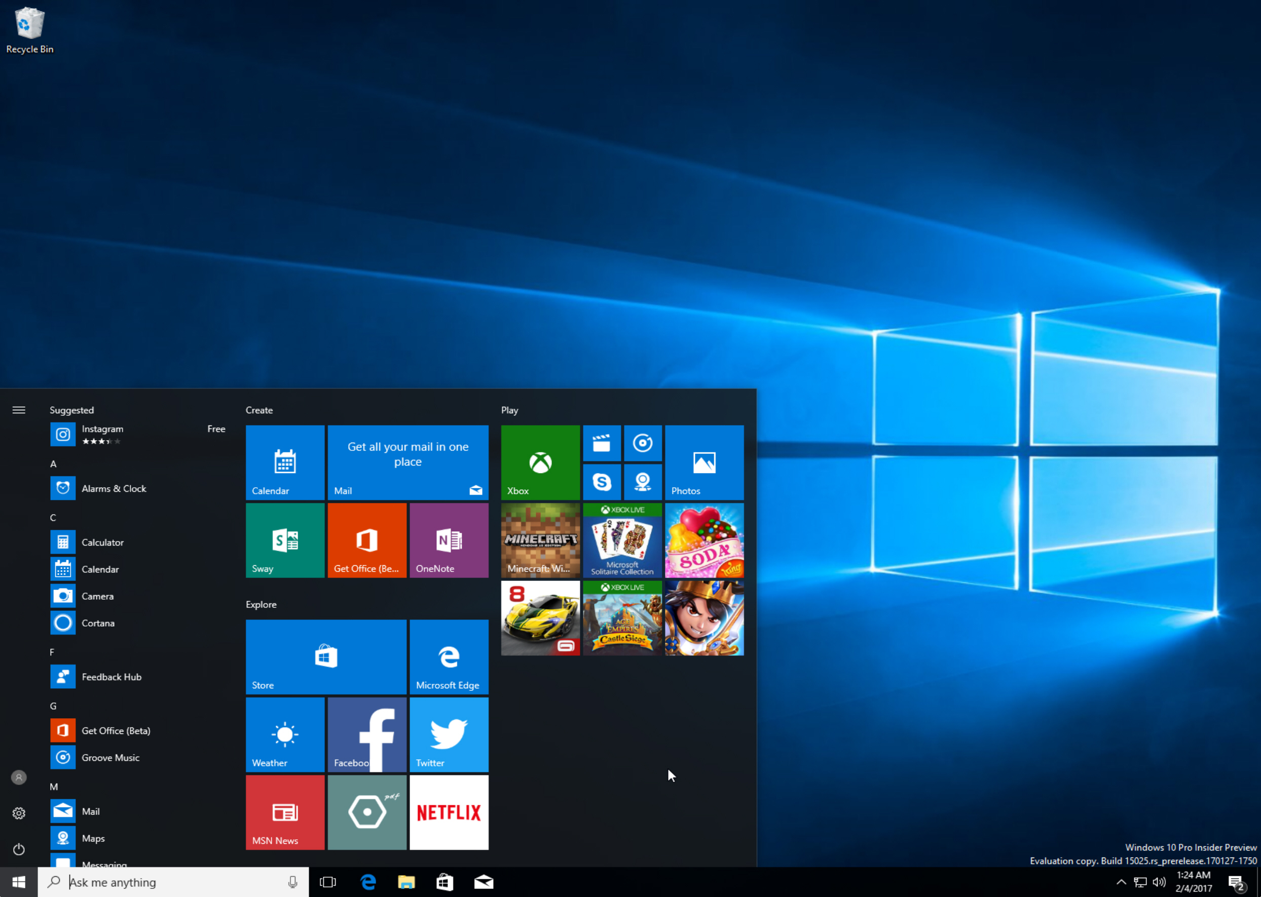 First build of Microsoft's unannounced Windows 10 Cloud leaks online