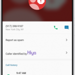 ZTE Hiya call protection