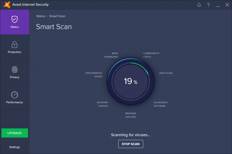 avast antivirus installer running