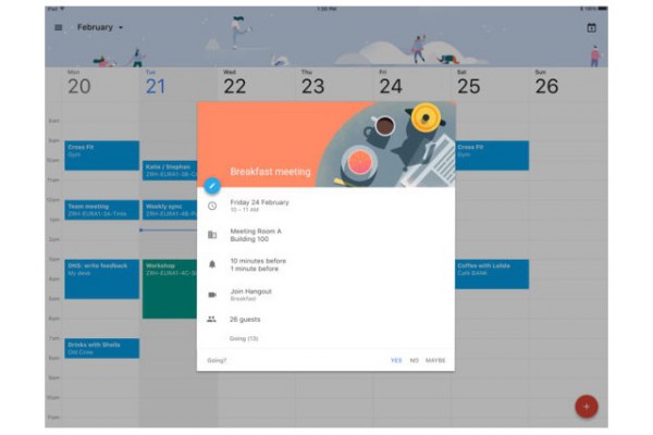 Google Calendar Finally Arrives As An IPad App