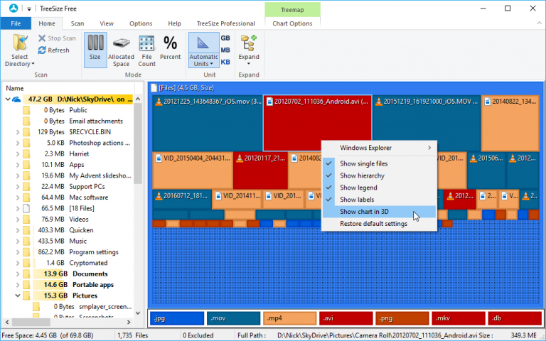 download the new version TreeSize Professional 9.0.1.1830