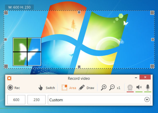 Icecream Screen Recorder 7.32 for windows download free