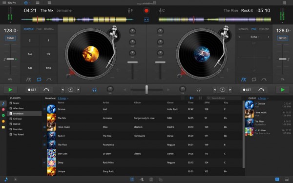 Djay pro how to sort by bpm 1