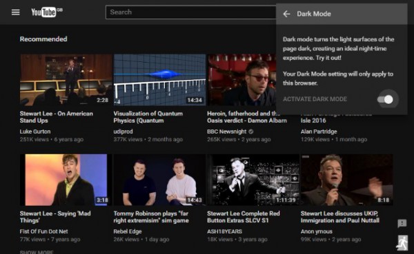 How to enable Dark Mode on YouTube