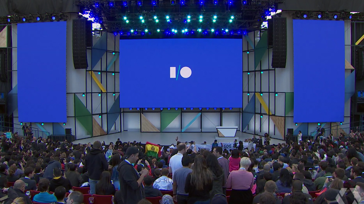 Google IO stage