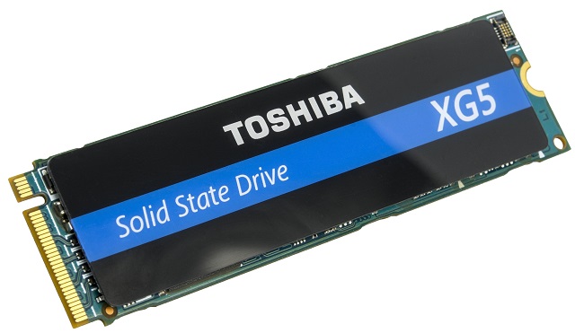 Toshiba announces XG5 PCIe NVMe M.2 SSD with 3D 64-Layer BiCS flash memory