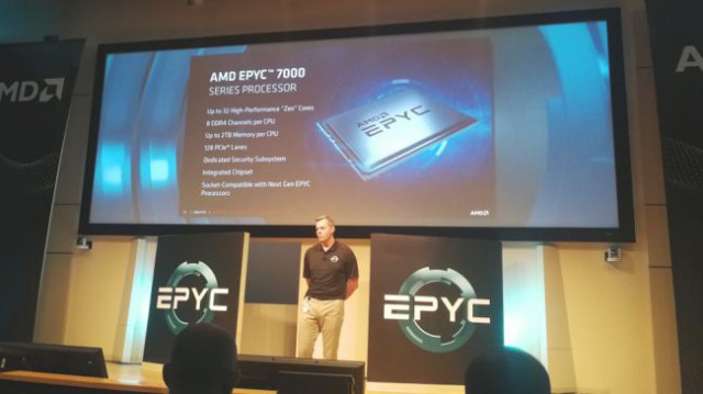 AMD Epyc 7000 presentation