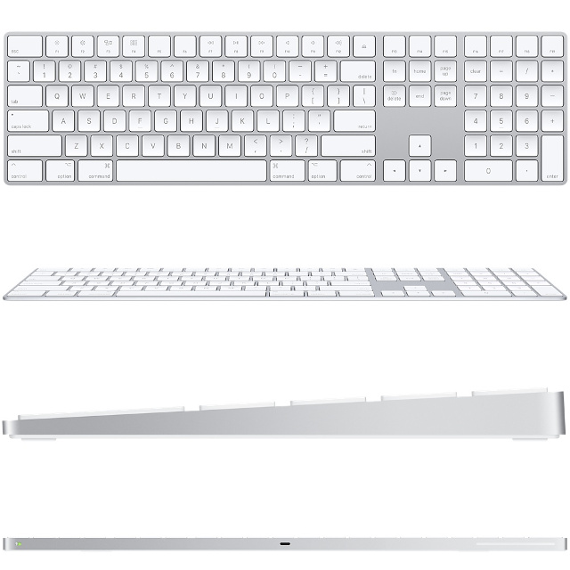 wireless apple keyboard with numeric keypad