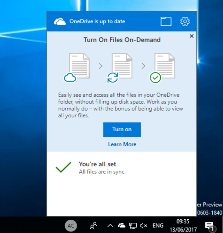 install microsoft onedrive for business windows 10