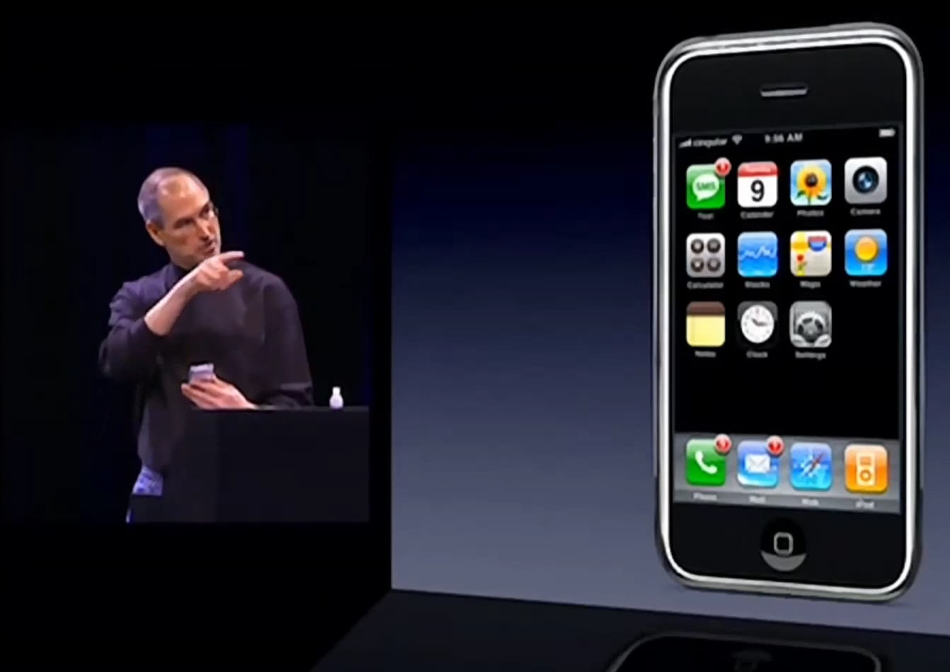 Видео презентации первого iphone
