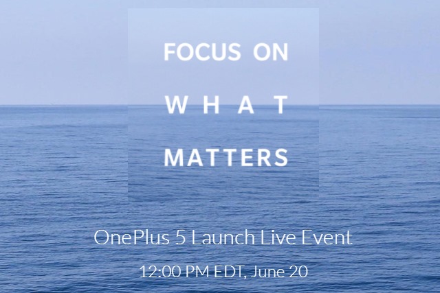 oneplus 5 launch date in india