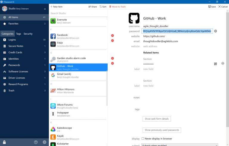 1password for windows latest version