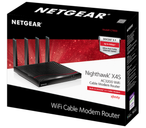 netgear x4s nighthawk c7800 modem docsis