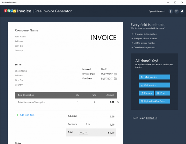 invoice