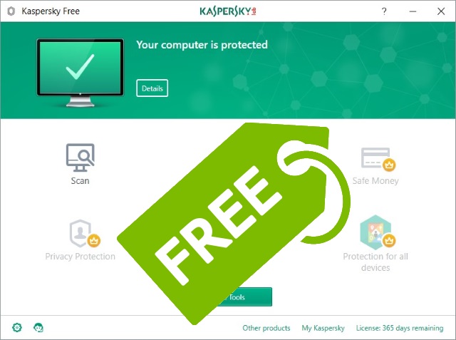 Kaspersky Free 20.0.14.1085a full