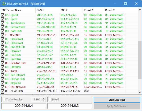 dns jumper update