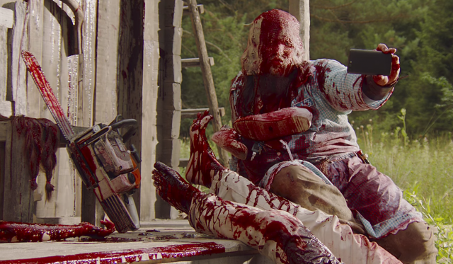 OnePlus 5 chainsaw massacre camera promo video