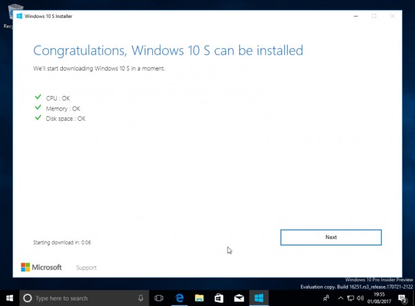 How to download and install Windows 10 S