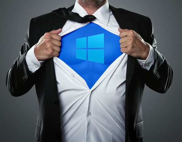 Windows 10 superhero