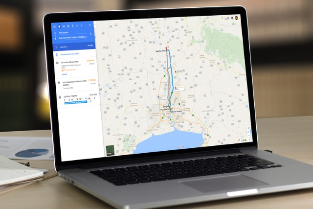 google maps on macbook