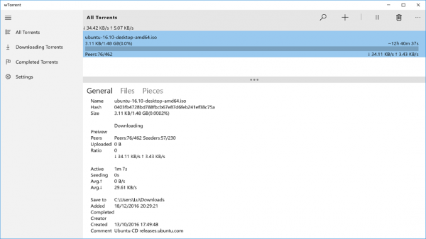 wtorrent