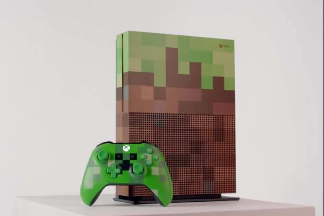 microsoft leaks upcoming xbox one s minecraft limited edition