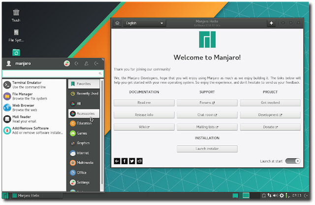 Manjaro1703Xfce