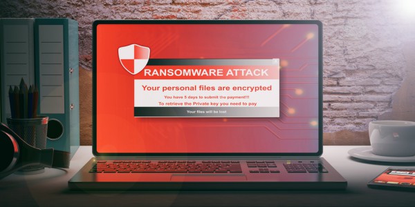 Ransomware laptop