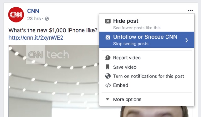 facebook-snooze