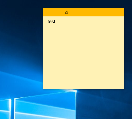 sticky notes win 10