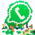 WhatsApp logo made of LEGO