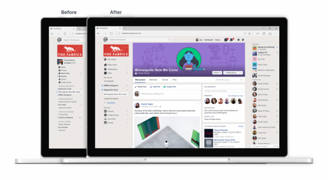 Facebook Workplace Chat desktop