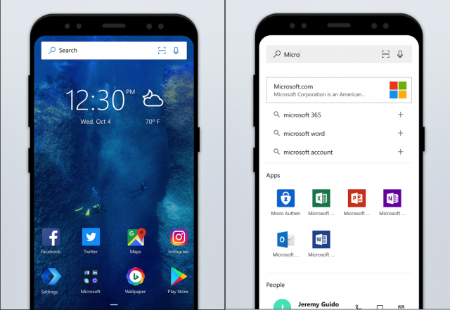 windows 11 launcher for android