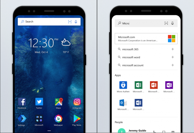 microsoft launcher app