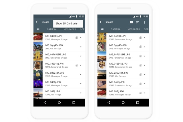 Google Files Go app