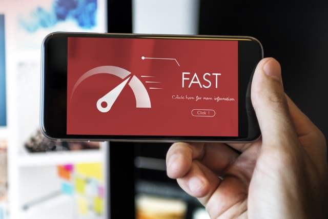 Mobile internet connection speed