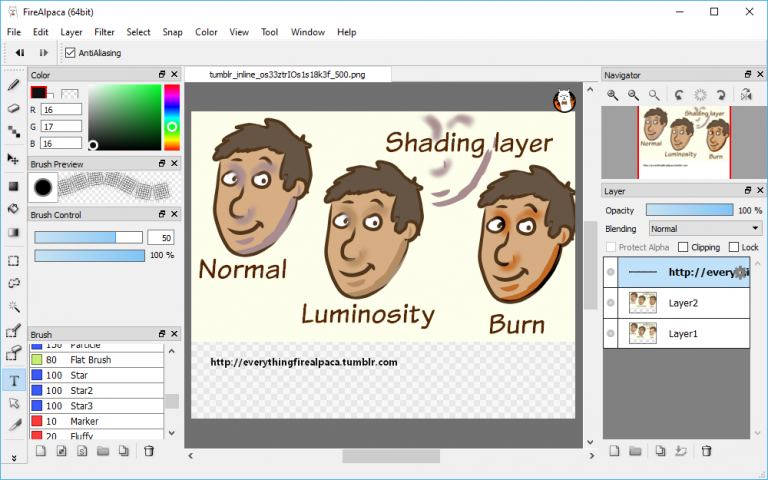 how to download firealpaca brushes