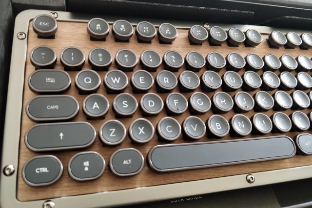 retro steampunk keyboard