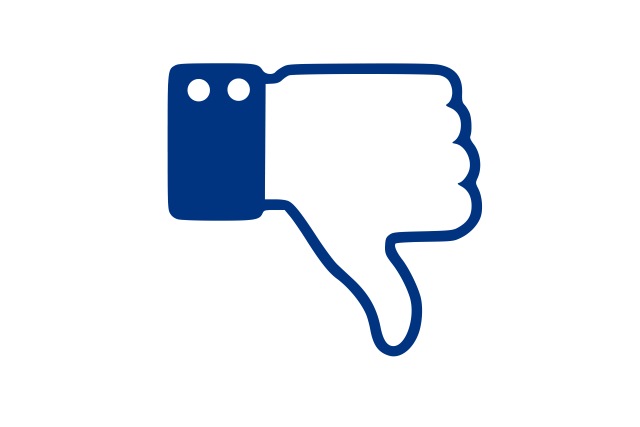 Facebook thumb down