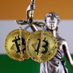 Indian flag and Bitcoin