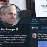 Julian Assange Twitter account