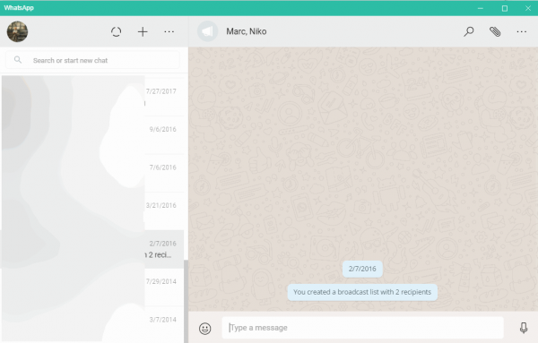 whatsapp for desktop windows 10